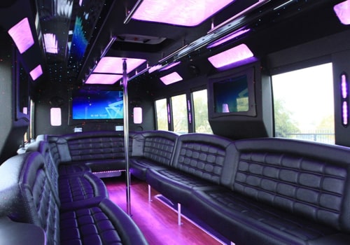 party bus interior Pleasant Prairie Wi limo