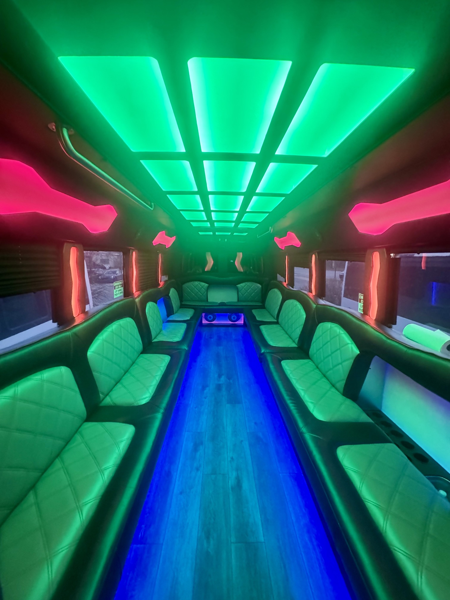 Luxury Party Bus Interior